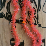 CHEWING GUM Worms Fly Fishing Fly. Size 10 Barbless RED