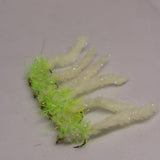 6 Moulded Cheese Eggstacy Fritz Worms. Fly Fishing trout fly lure Barbless