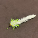 6 Moulded Cheese Eggstacy Fritz Worms. Fly Fishing trout fly lure Barbless
