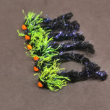 6 VIVA FISHING TROUT FLIES SIZE 10 BARBLESS LURE (Copy)