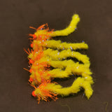 6 FIREBALL FISHING TROUT FLIES SIZE 10 BARBLESS LURE
