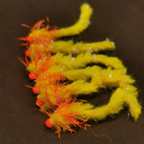 6 FIREBALL FISHING TROUT FLIES SIZE 10 BARBLESS LURE