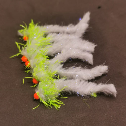 6 Cats Whisker Worms FISHING TROUT FLIES SIZE 10 BARBLESS LURE (Copy)