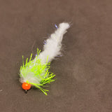 6 Cats Whisker Worms FISHING TROUT FLIES SIZE 10 BARBLESS LURE