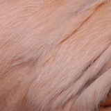 Full Rabbit Skin Pre-cut Zonker strips PEACH