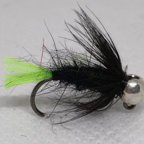 TUNGSTEN NYMPHS 4.6mm BEADS Size 10 Barbless Jig Hook Viva