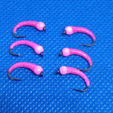 6 Pink Dogs Bollox' Bung Buzzers Barbless Size 10 Trout Fly (Copy) (Copy) (Copy) (Copy)