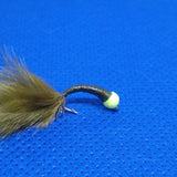 6 Olive Hot Head Bung Buzzers Stalking Size 12 - Fly Fishing Flies Trout (Copy) (Copy) (Copy)