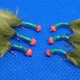 6 Elf Hot Head Bung Buzzers Stalking Size 12 - Fly Fishing Flies Trout