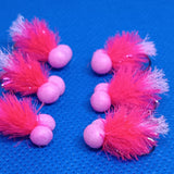 Pink Blob Booby Wet Fly Fishing Trout Lures size 10 Barbless