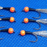 6 Flash Tail Stalking Bugs  Barbless Size 12 Trout Fly