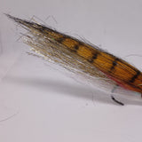 1 Large Pike /Perch/ Predatory Fly Lures Size 3/0 Hook ORANGE PERCH