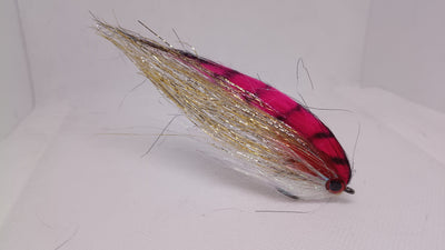 1 Large Pike /Perch/ Predatory Fly Lures Size 3/0 Hook  PINK PERCH