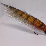 1 Large Pike /Perch/ Predatory Fly Lures Size 3/0 Hook ORANGE PERCH