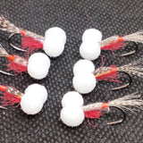 Fry Booby Wet Fly Fishing Trout Lures size 10 Barbless