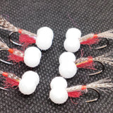 Fry Booby Wet Fly Fishing Trout Lures size 10 Barbless