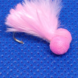 Pink Mylar Booby Wet Fly Fishing Trout Lures size 10