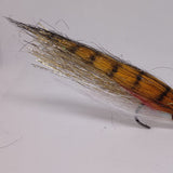 1 Large Pike /Perch/ Predatory Fly Lures Size 3/0 Hook ORANGE PERCH