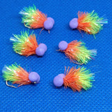Purple Eyed Tequila Booby Wet Fly Fishing Trout Lures size 10