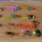 Salmon Flies Single Hook Bead Head Size 8. Set Of 3