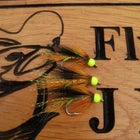 Salmon Flies Single Hook Bead Head Size 8. Set Of 3