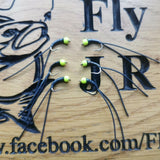 6 x VIVA FLEXI-FLOSS STALKING BUG ,LURES,TROUT FLIES, BUZZERS SIZE 12