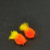 Solar Flare Blob set of 6 size 10 trout fly Fishing