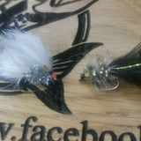 Micro Humongous trout fly fishing fry bashing lure size 12 Barbed set of 12