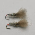 Hot Butt Hares Ear Shuttlecock  Set of 6  Fly Fishing Trout Flies SIZE 14