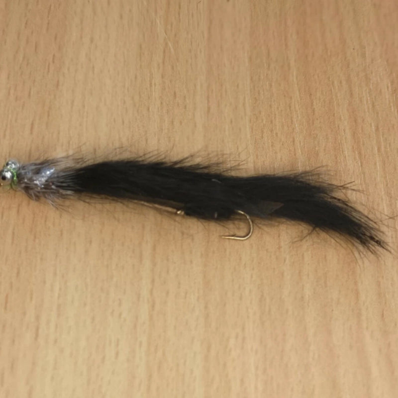 Humongous Snake fly fishing Trout Fly Set Of 4. Size 10 Fry Basher