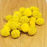 6 x CARP- MULLET -TROUT DOG BISCUITS FISHING FLIES SIZE 8 BARBLESS HOOK YELLOW
