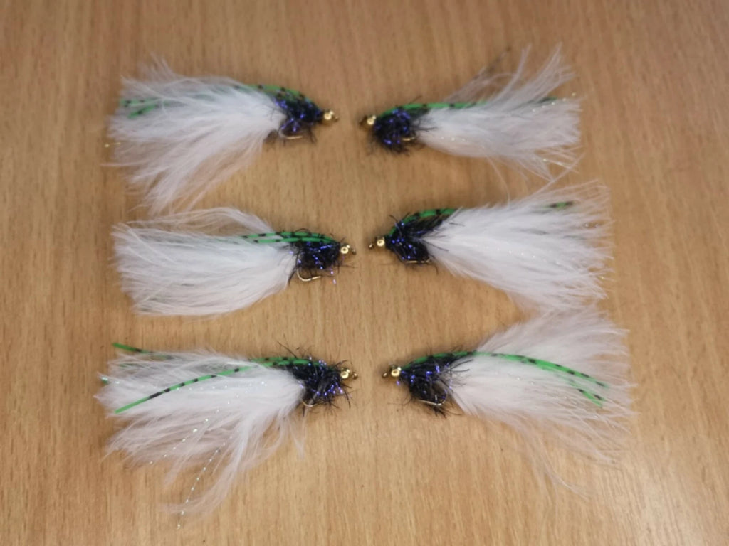 Flexi Cat Black and White TROUT FLY LURE SIZE 10