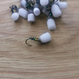 Black Pearl Suspender Buzzers Size 12 (Set of 6) Fly Fishing