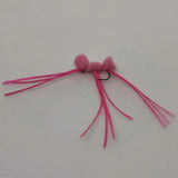 Floating Apps Bloodworm/Smoker Trout Fly Barbless size 8 Set Of 6
