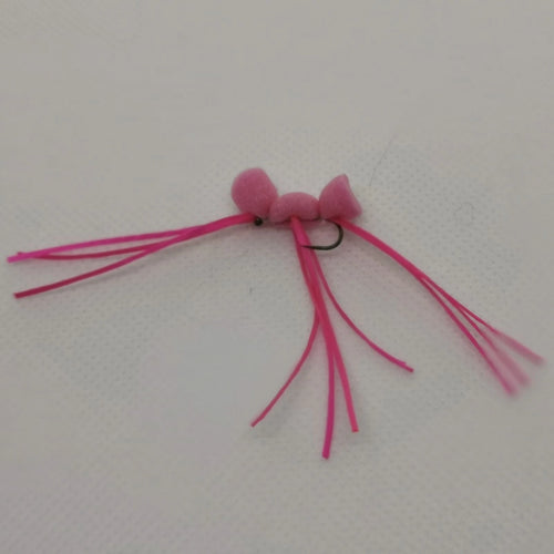 Floating Apps Bloodworm/Smoker Trout Fly Barbless size 8 Set Of 6