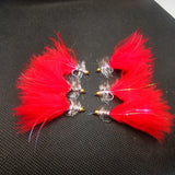 Woolly Bugger Fly Fishing Flies lures Streamers X6 BARBLESS