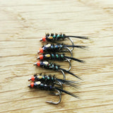 Hot Head Diawl Bach  size 12 (Set of 6) Fly Fishing Flies