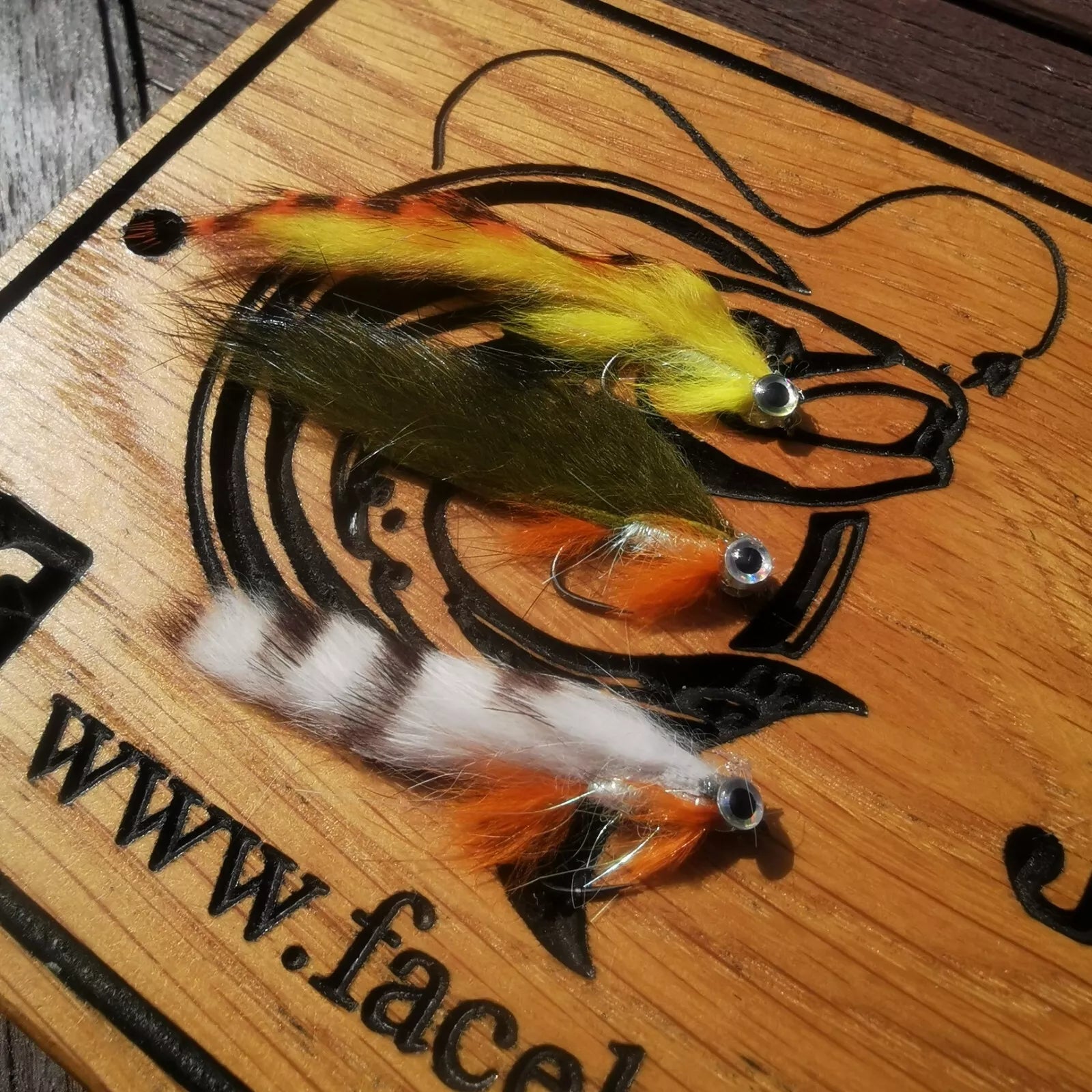 Zonker Trout Flies x 18 - size 8 Barbless