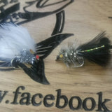 Micro Humongous trout fly fishing fry bashing lure size 12 Barbed set of 12