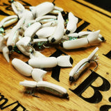 White Floating Fry Fishing Dry Trout Flies size 10 Set of 6