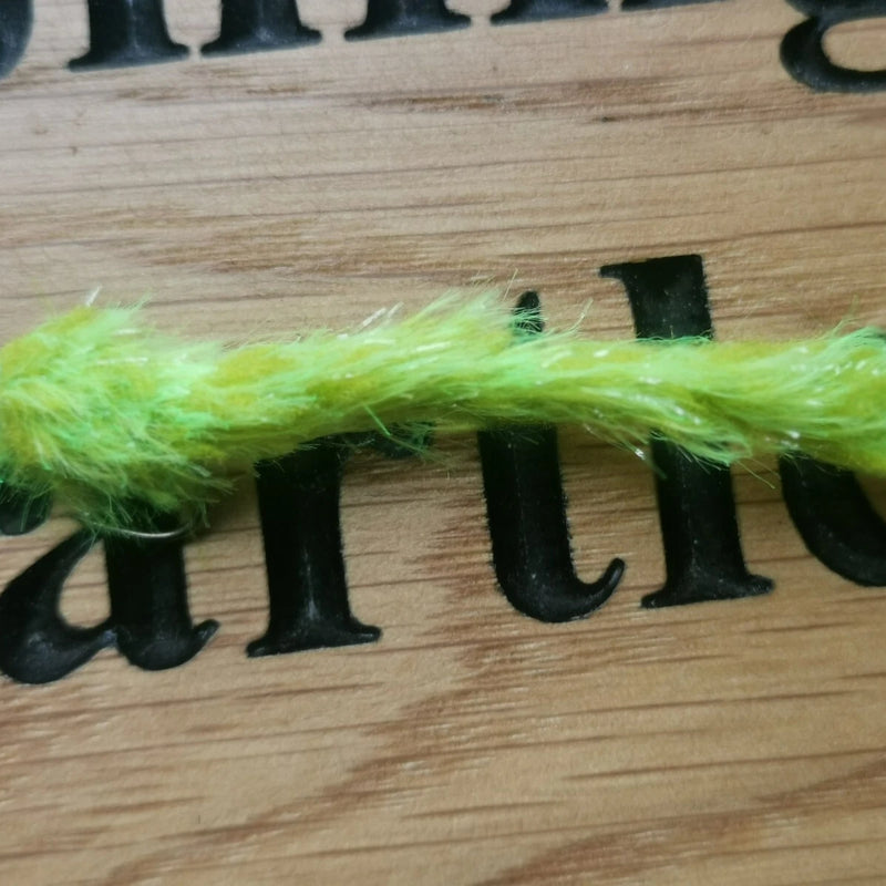 Olive Eggstacy Worms Fly Fishing Fly. Size 10 Barbless