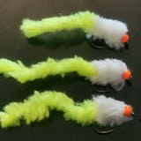 6 Cats Whisker Eggstacy Worms. Fly Fishing trout fly lure