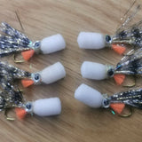 6  Perch Popper Fry Trout Flies Fly Fishing Trout Fly Size 10