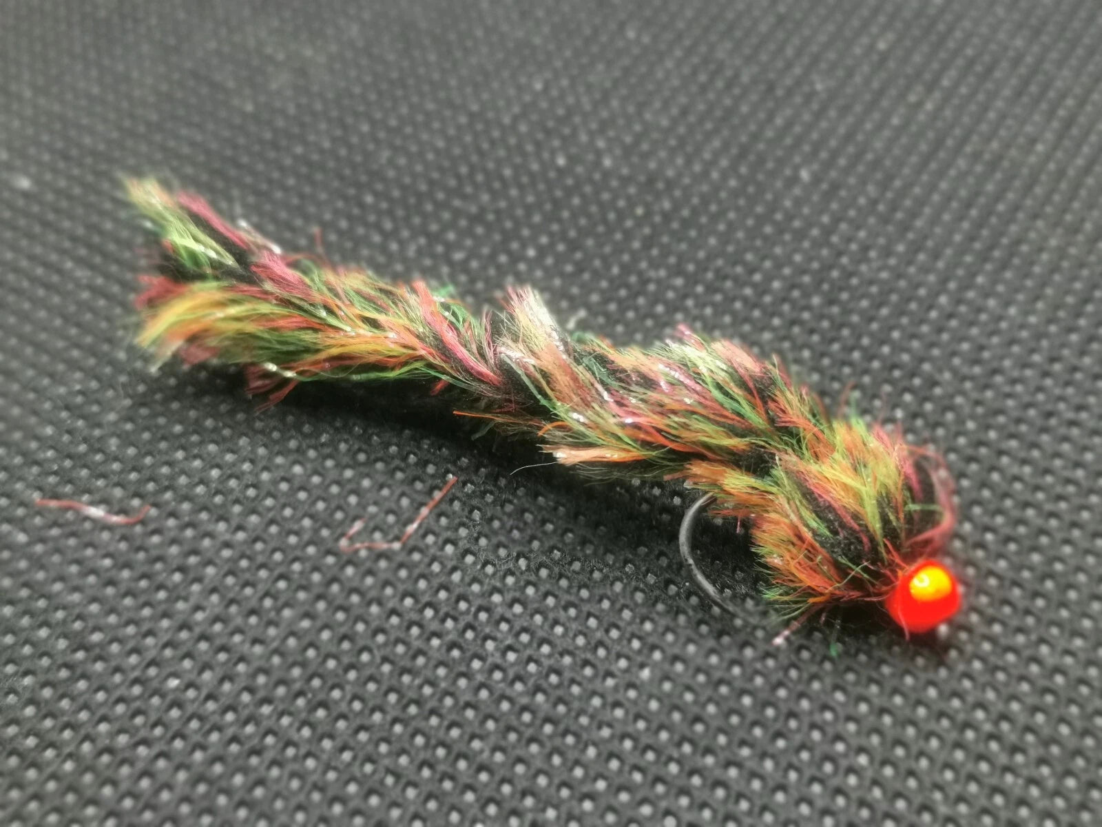 6 Jacobs Coat Worms FISHING TROUT FLIES SIZE 10 BARBLESS LURE