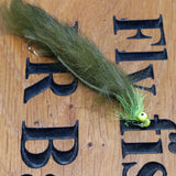 Olive Snakes Trout FLY Fishing Size 10 Hooks Set Of 4