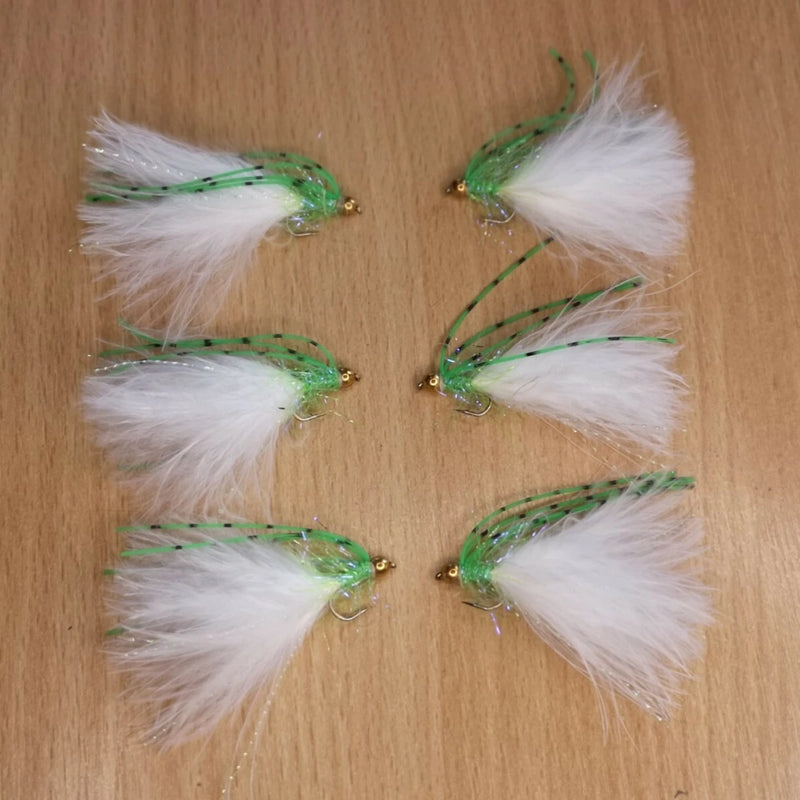 Flexi Cat TROUT FLY LURE SIZE 10 Cats Whisker set of 6