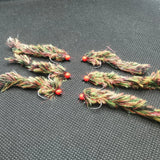 6 Jacobs Coat Worms FISHING TROUT FLIES SIZE 10 BARBLESS LURE