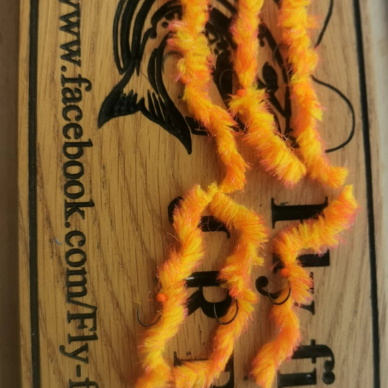 Rhubarb And Custard Worm barbless size 10 (Set Of 6)