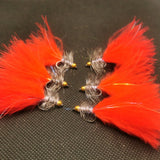 Woolly Bugger Fly Fishing Flies lures Streamers X6 BARBLESS