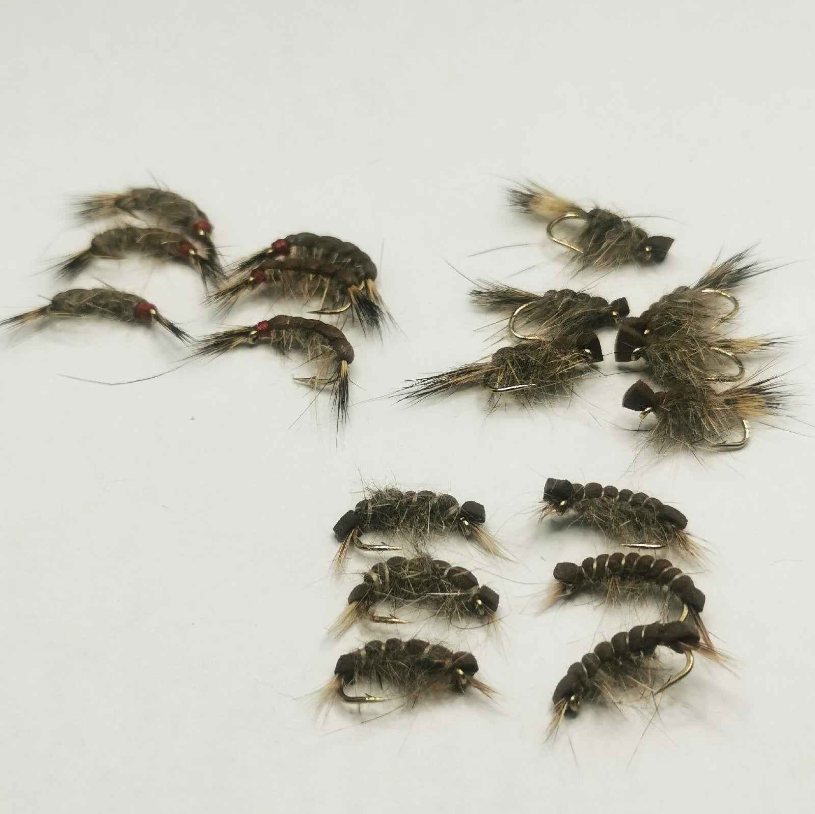 18 Killer Shrimps Flies size 12 Hooks Large Reservoir Shrimp Flies (3 STYLES)